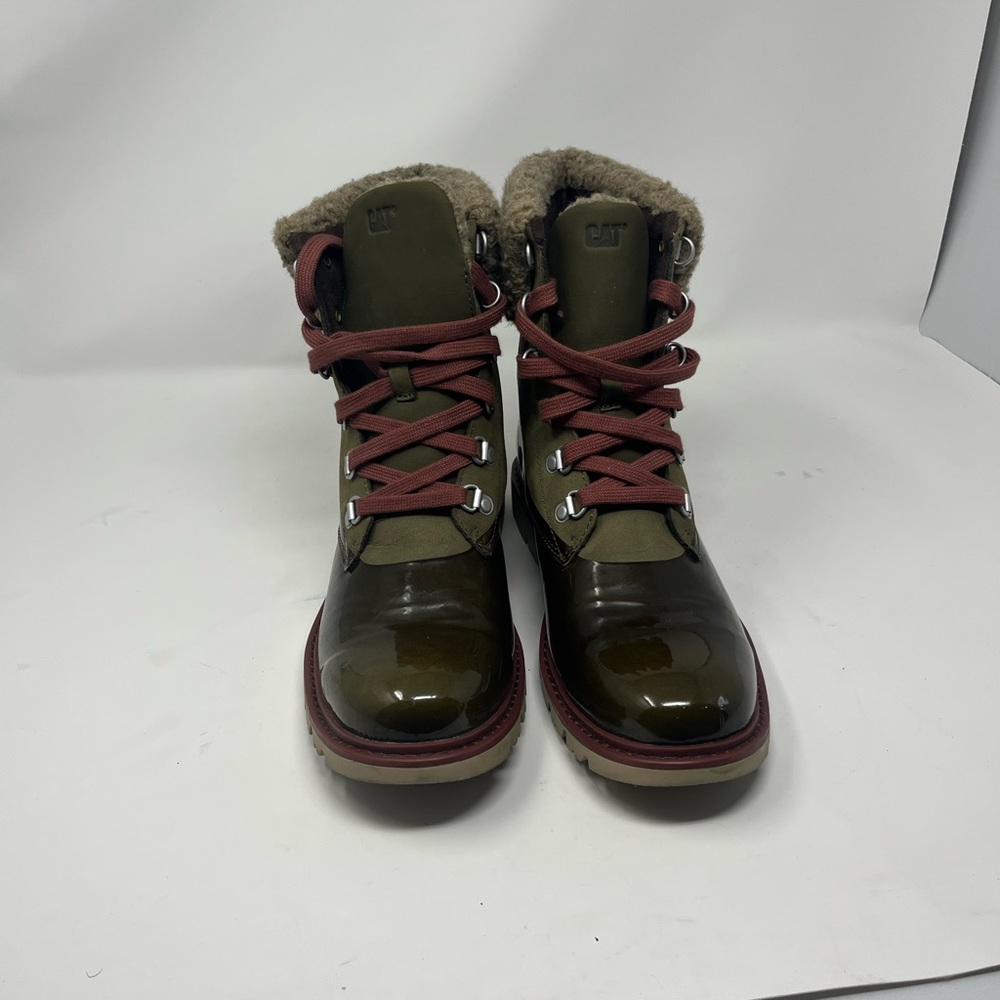COPY - CAT Hub Hiker Boots-Dark Olive SZ 10 W